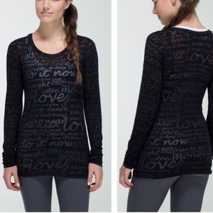 LULULEMON burnout manifesto first release, black